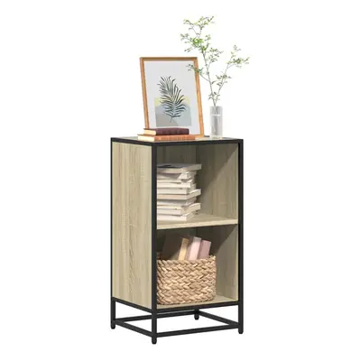 vidaXL Book Cabinet Sonoma Oak 40x35x76 cm Engineered Wood bookcase