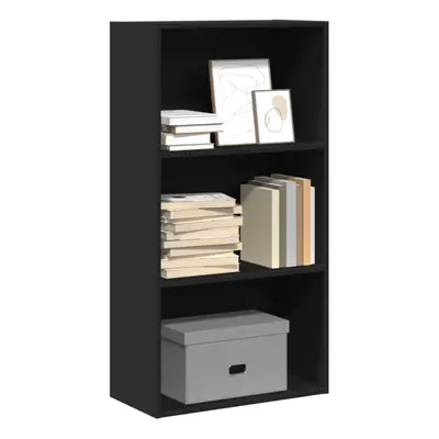 vidaXL Bookcase Black 60x30x114 cm Engineered Wood