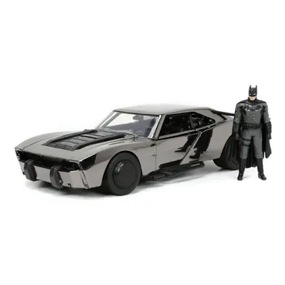 Batmobile Chrome Black SDCC US Exclusive 1:24 w/ Batman