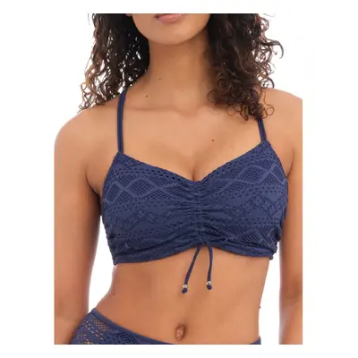 Freya Sundance Concealed Underwire Bralette Bikini Top 38D Denim