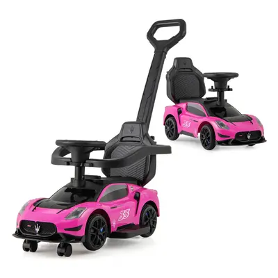 3-in-1 Kids Ride on Push Car Foot to Floor Sliding Car-Pink