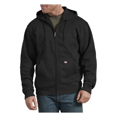 Dickies Men's Full Zip Fleece Hoodie Black Large