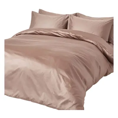 (Super-King, Brown) Duvet Cover with Pillowcase Thread Count