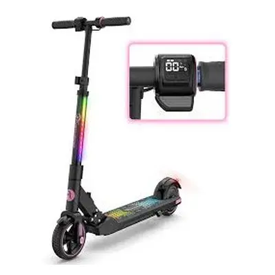 Foldable Electric Scooter, 6.5" tire size, Km/h Black+Pink