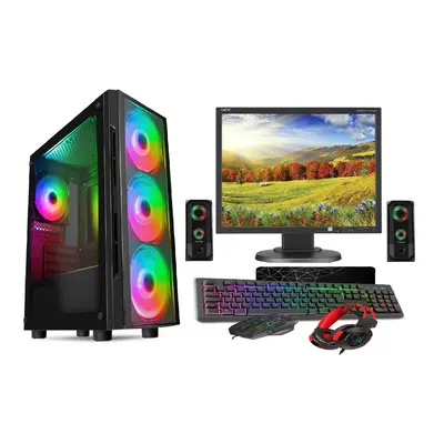 (Flash, RTX3060 12GB) Gaming PC Bundle Intel Core i7 16GB Ram 1TB+128GB SSD RTX3060 12GB - 22" M