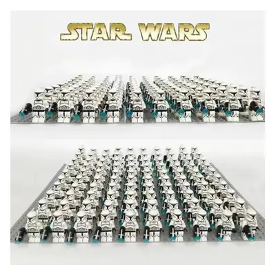 (SW910) 100pcs Star Wars Storm Troops 501st Clone Trooper Minifigures Kids and Adult Toys Fit Le