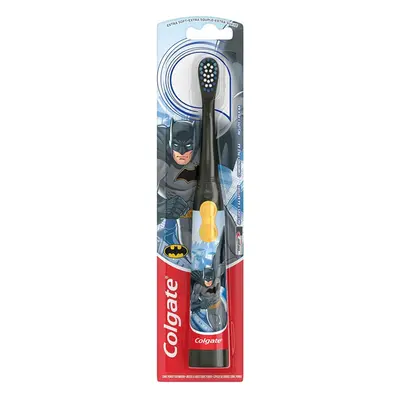 Colgate Kids Electric Battery Powered Toothbrush for Ages 3+, Extra Soft, Batman