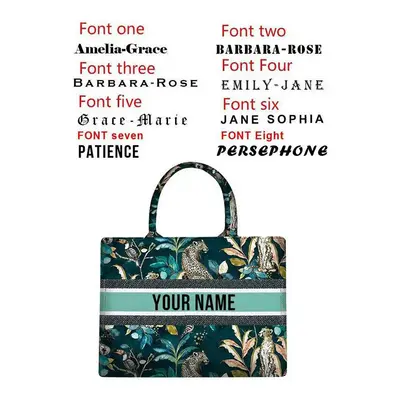 (7 Printed handbag, 42X32X10CM) Handbag lady Personalized Fashion Printing Large Capacity Canvas