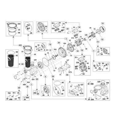 Certikin Fan To Suit Euroswim 0.5Hp - Ph (SPEUP350)