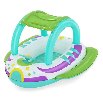 Bestway Inflatable Spaceship Splash Boat Ride On Pool Toy