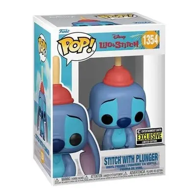 Funko Lilo & Stitch Stitch with Plunger Pop Vinyl Figure #1354 - Entertainment Earth Exclusive