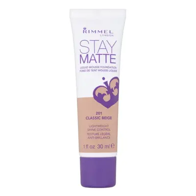 3 x Rimmel London Stay Matte Liquid Mousse Foundation 30ml - Classic Beige