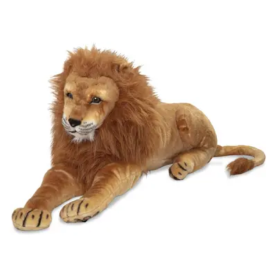 Melissa & Doug Giant Lion - Lifelike Stuffed Animal (over feet long)