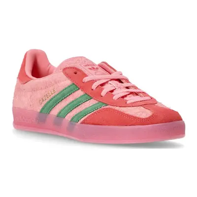 (UK6/EU39/24.5CM ) adidas Gazelle Indoor 'Pink Spark Preloved Green' IG6782 Women's Shoes