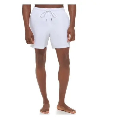 Calvin Klein Men's Standard UV Protected Quick Dry Solid Swim Trunk