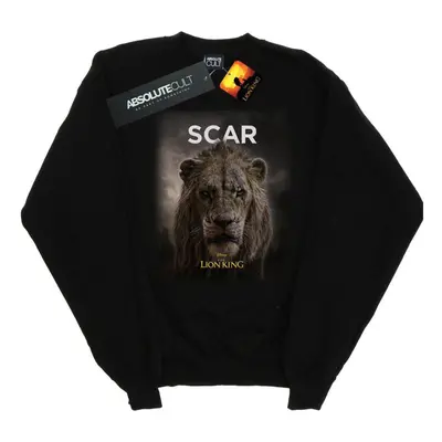 (S, Black) Disney Mens The Lion King Movie Scar Poster Sweatshirt