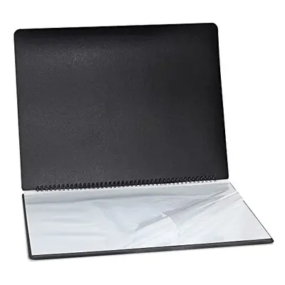 A3 Art Portfolio Case for Artists with Sleeves Inserts Storage Spiral File Portfolio Folder for 