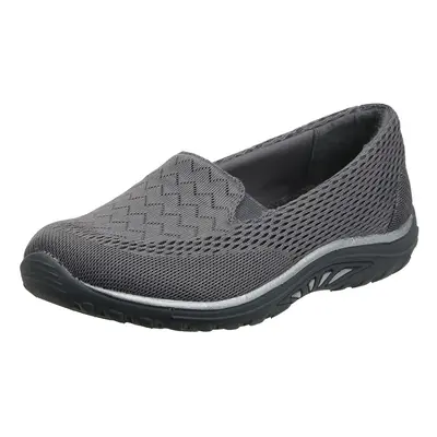 Skechers womens Reggae Fest - Willows Flat charcoal Mesh US