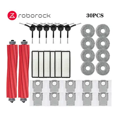 (30pcs) Dust Bag For Roborock Q Revo / P10 A7400RR Robot Vacuum Cleaner Accessories Garbage Bag 