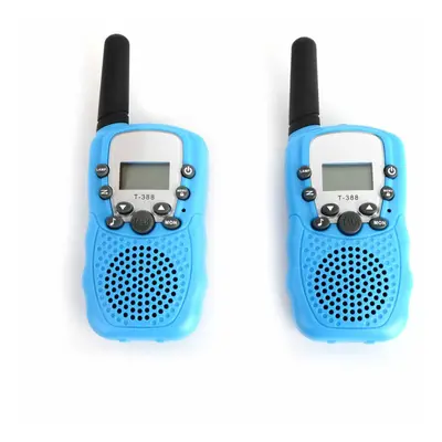 (Blue) Pcs Children Walkie Talkies Long Range Walky Talky UHF 446MHz Channel