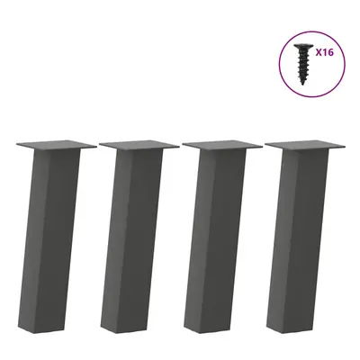 (anthracite, cm (80 mm)) vidaXL Coffee Table Legs pcs Anthracite cm Steel table leg