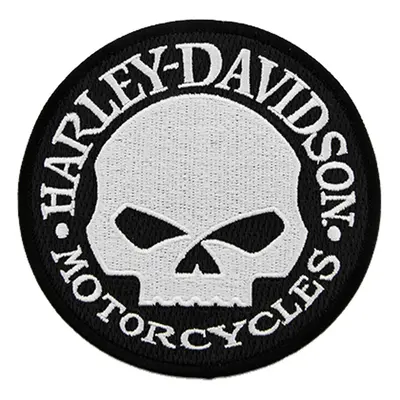 Harley-Davidson in. Embroidered Willie G Skull Logo Small Emblem Sew