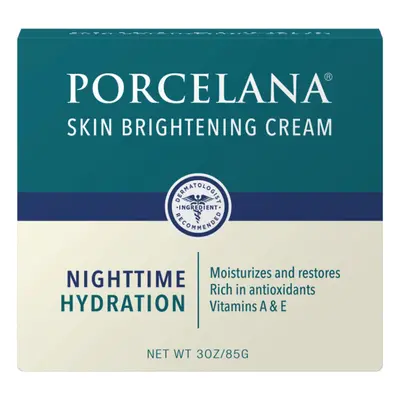 Porcelana Nighttime Hydration Cream Updated Formula - Fades Dark Spots & Evens Skin Tone - For S