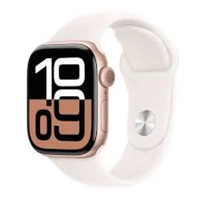 APPLE WATCH SERIES 46MM ROSE GOLD ALUMINIUM CASE WITH LIGHT BLUSH SPORT BAND GPS MWWU3QC/A