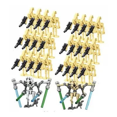 (26 Pcs Set) Star Wars Minifigures Battle Droid Building Blocks