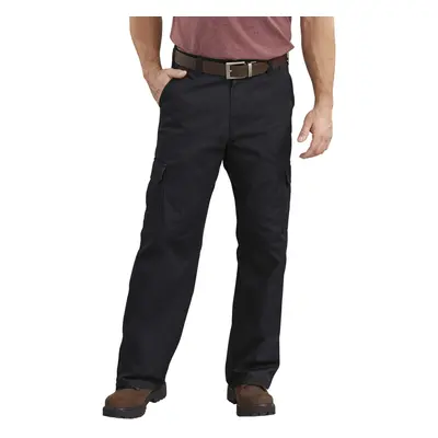 Dickies Men's Loose-Fit Cargo Work Pant Black 38W x 34L