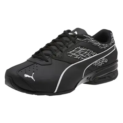 PUMA Men's Tazon Wide Fracture FM Sneaker Puma Black-Puma Black