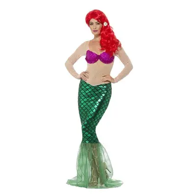 Smiffy's 44637m Deluxe Sexy Mermaid Costume (medium) - Fancy Dress Ladies Sea - sexy mermaid cos