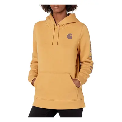 Carhartt Women's Relaxed Fit Midweight Logo Sleeve Graphic Sweatshirt