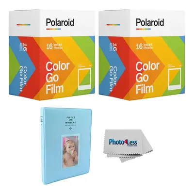 Polaroid GO Color Instant Film - Double Pack X2 Photo Album for Polaroid GO Film