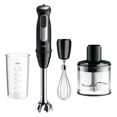 Braun MultiQuick MQ55236M Hand Blender - 1000W Power, Speed Settings - Black