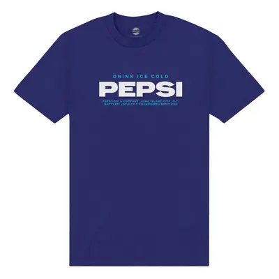 (M, Royal Blue) Pepsi Unisex Adult Soda Club Sweatshirt