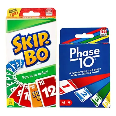 Mattel Phase Card Game with Skip-Bo Card Game