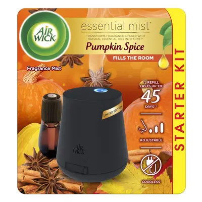 Air Wick Essential Mist Starter Kit (Diffuser + Refill) Pumpkin Spice