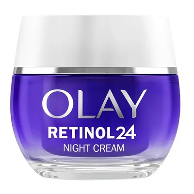 Olay Retinol Night Cream Face Moisturiser, Skincare with Antioxidant Vitamin E Overnight Anti Ag