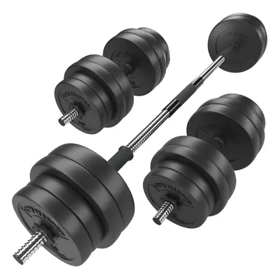 GYM MASTER Adjustable Dumbbell & Barbell Set