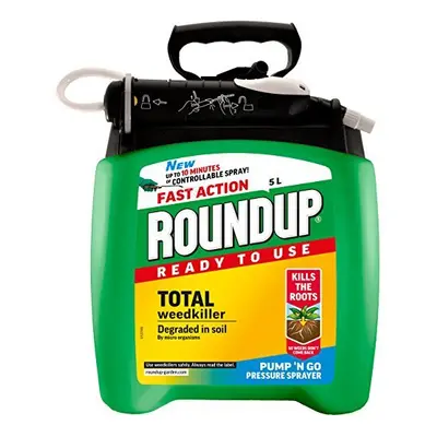 Roundup Fast Action Weedkiller Pump 'N Go Ready To Use Spray, Litre