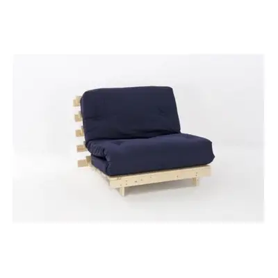 (Navy, 2ft6 small single) Ayr Luxury Futon Set