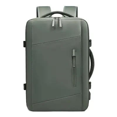 (army green) Travel Backpack Men Women Expanded Large Capacity Bag Hiking Business Laptop Backpa