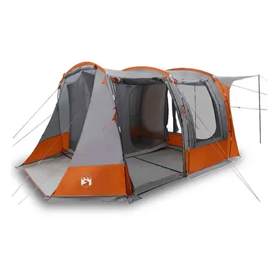 (grey and orange) vidaXL Car Tent Grey and Orange Waterproof tent garden tent outdoor shelter