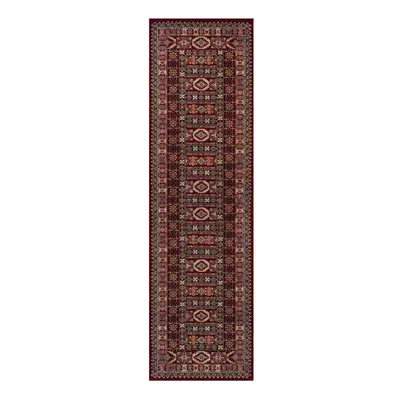 (Persian Boxes - Red, Runner : x cm) Luxury Traditional Oriental Pure Wool Rugs Hallway Runner S