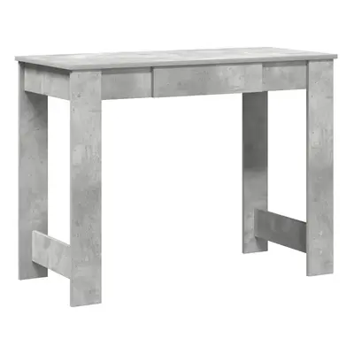 (concrete grey) vidaXL Desk Concrete Grey 100x45x75 cm Engineered Wood office desk study desk