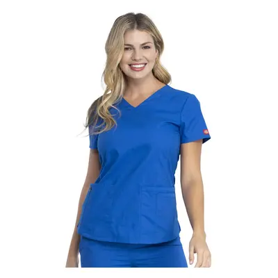 Dickies EDS Signature Women Scrubs Top V-Neck DK880 Royal