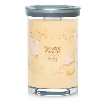 Yankee Candle Vanilla Cupcake Scented Signature 20oz Large Tumbler 2Wick Candle Over Hours of Bu