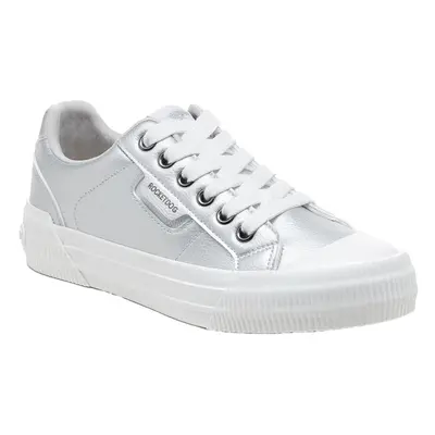 (6 UK, Silver) Rocket Dog Womens/Ladies Cheery Trainers