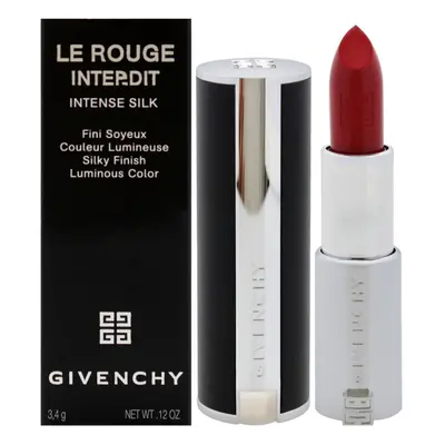 Le Rouge Interdit Intense Silk Lipstick - Rouge Silk by Givenchy for Women - 0.12 oz Lipstick (R